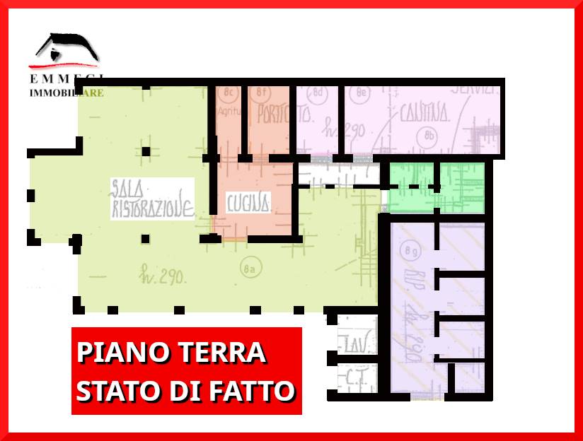 PIANO TERRA STATO DI FATTO - Rif. 058PSgae