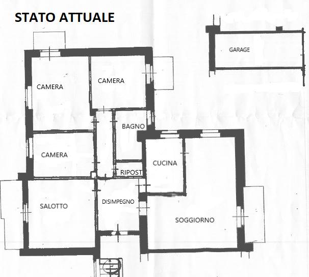 piantina stato originale