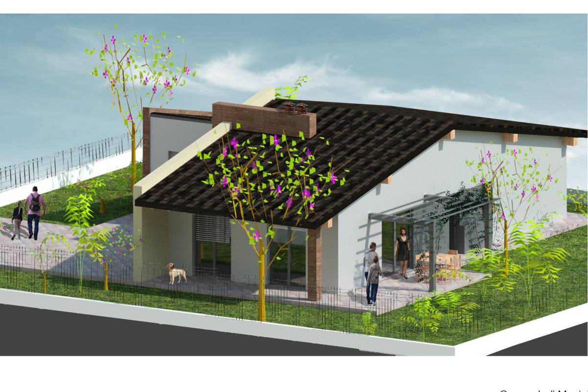 prospetto villa nuova costruzione