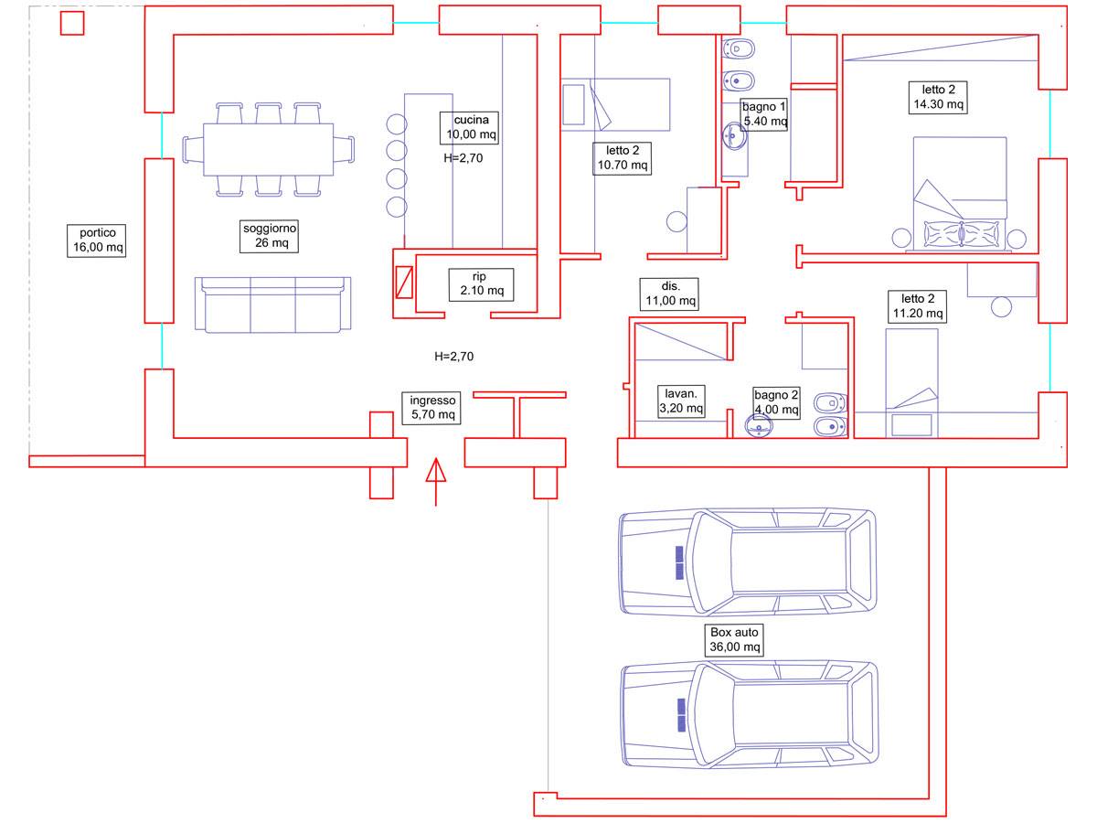 planimetria base nuova costruzione