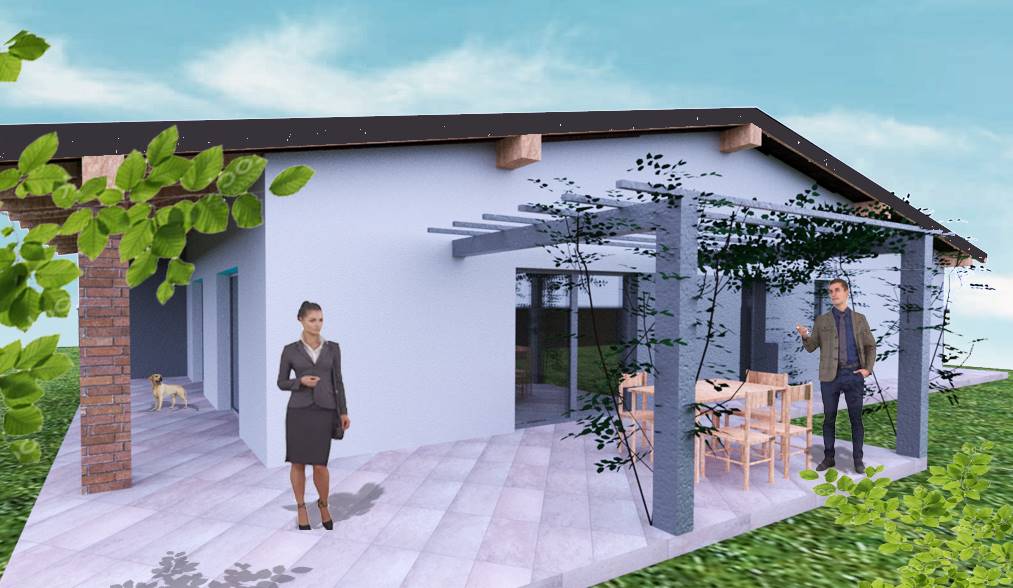 prospetto villa nuova costruzione