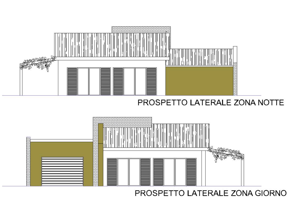 prospetto villa nuova costruzione