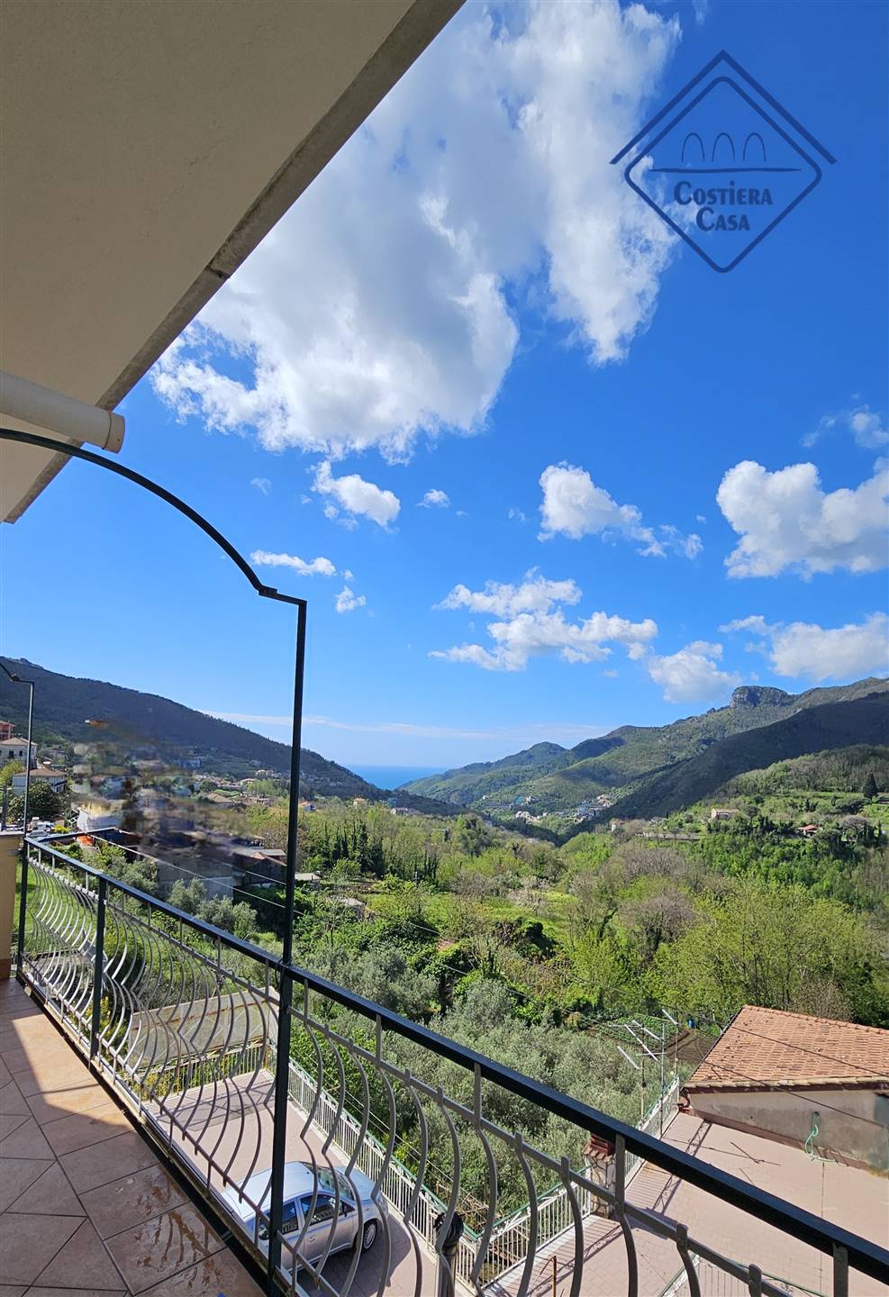 Foto vista balcone