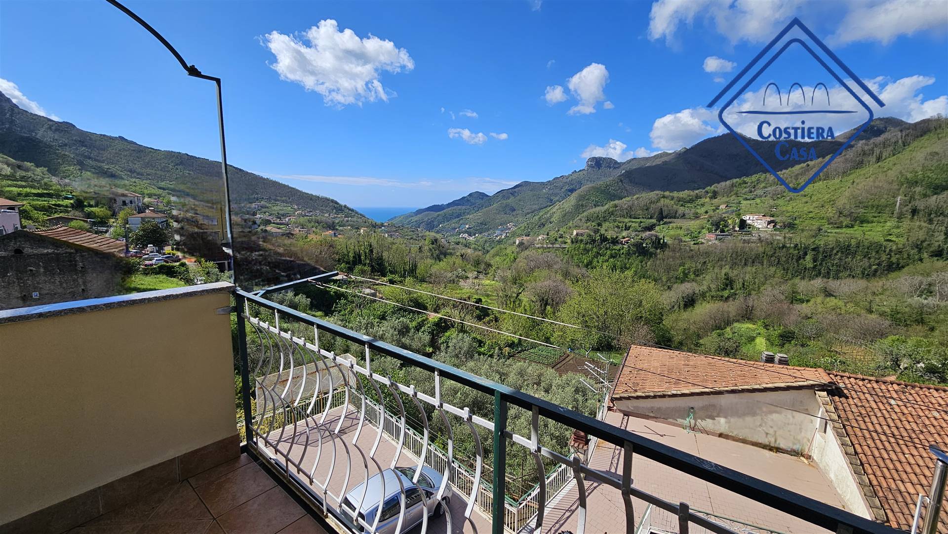 Foto vista balcone